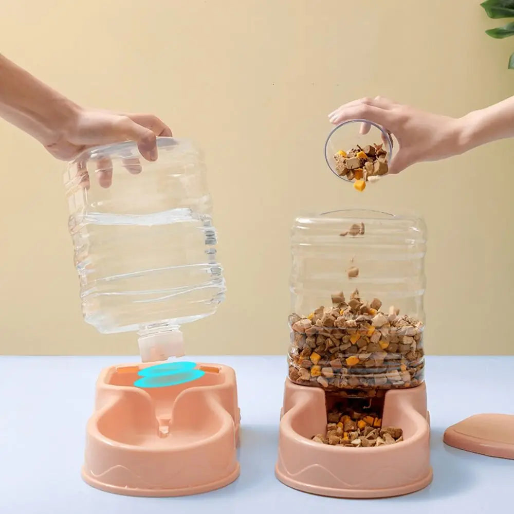 3.8L Automatic Pet Feeder & Water Dispenser